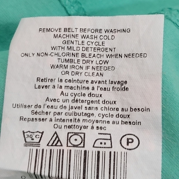 Motherhood Maternity teal eyelet top size Small - Picture 6 of 7